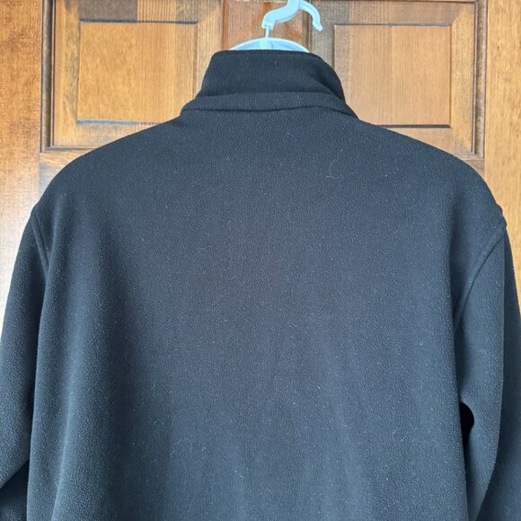 Landway Black Zip-Up Fleece w/OCEAN CITY in White Embroidered Letters Medium - Picture 11 of 13